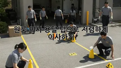 원룸 이사, 용달 팁으로 저렴하게 이사하기!